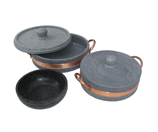 Casseruola con coperchio ribassato