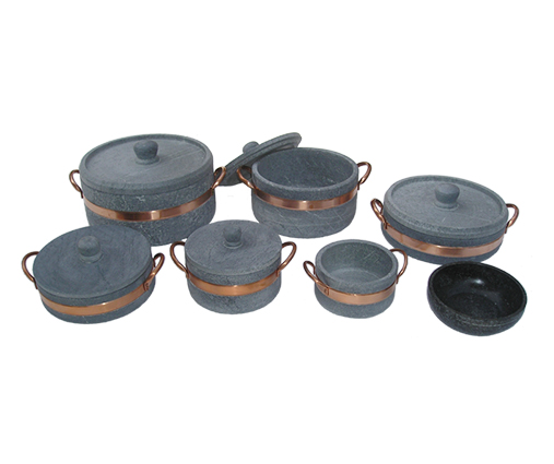 Set Pentole in pietra ollare